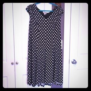 Polka dot dress from Dress Barn